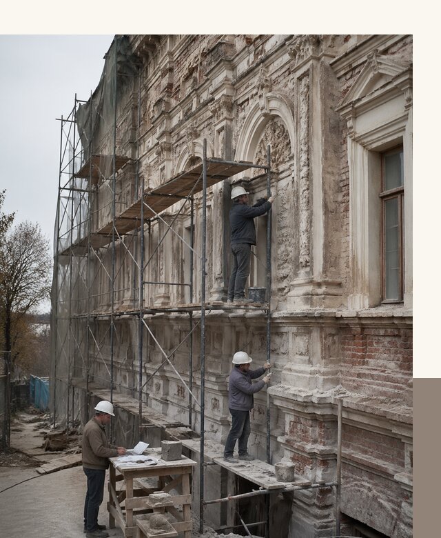 Реставрация объектов культурного наследия под ключ в Советской Гавани
